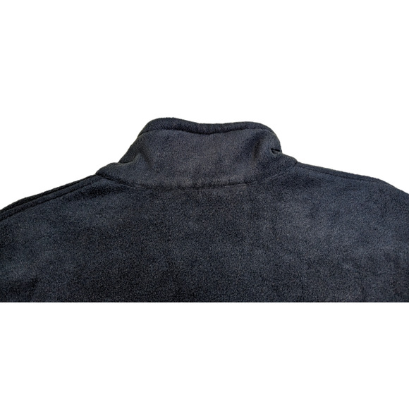 Columbia Sportswear Men's Large Black Fleece Full Zip Vest - Picture 12 of 14